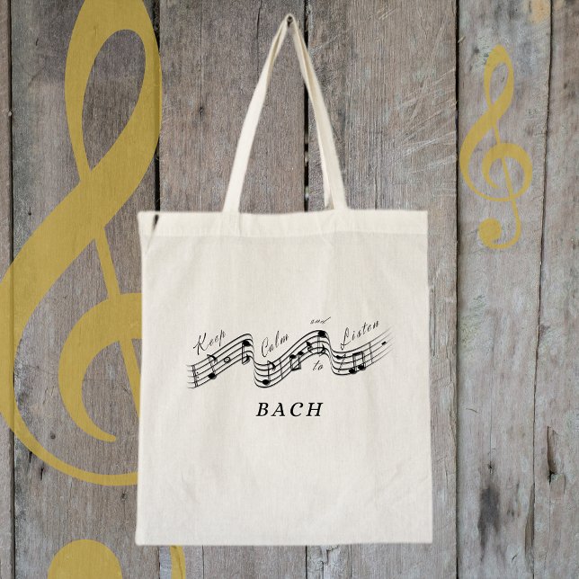 Tote Bag J Sebastian Bach Meilleur compositeur de musique c (Créateur téléchargé)