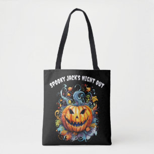 Tote Bag Jack-O-Lantern éffrayant
