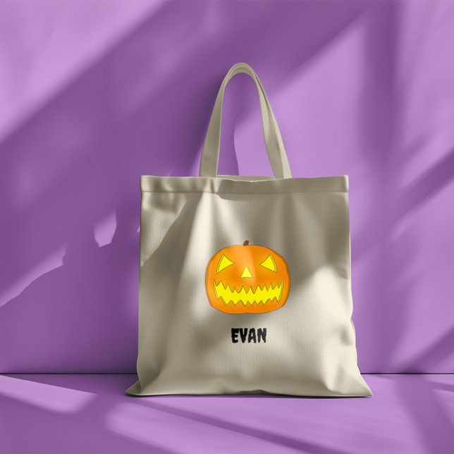Tote Bag Jack-O-Lantern personnalisable (Créateur téléchargé)