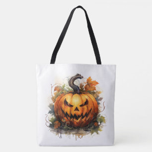 Tote Bag Jack-o-lanterne déplaisant