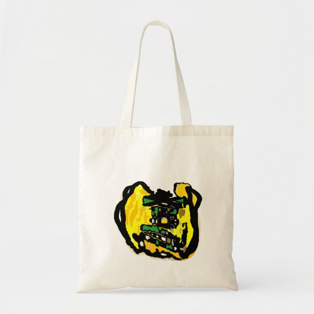 Tote Bag Jack o' lanterne Funny (Devant)