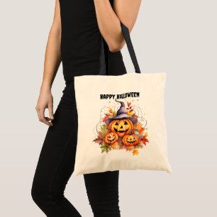 Tote Bag Jack o'Lantern sorcier Casquette Halloween Trick o