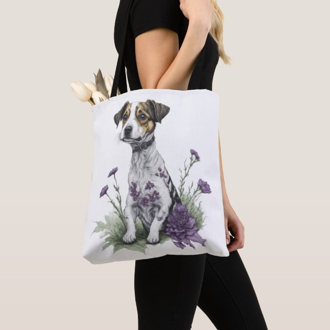 Tote Bag Jack Russell Chien (De près)