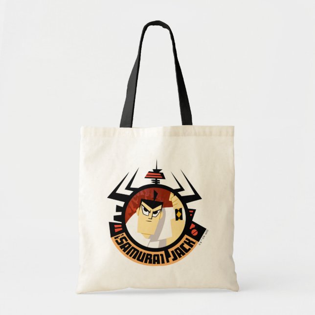 Tote Bag Jack Samurai Dans Le Cadre Futuriste Aku (Devant)
