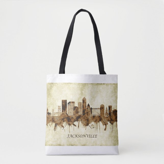 Tote Bag Jacksonville Florida Cityscape (Devant)