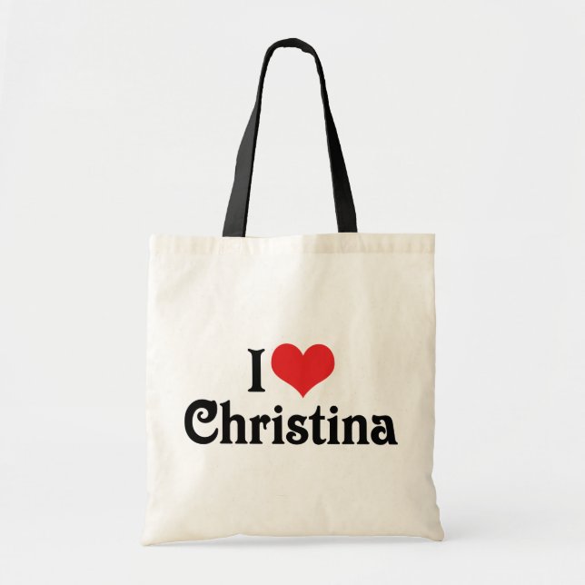 Tote Bag J'adore Christina (Devant)