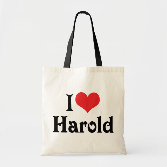 Tote Bag J'adore Harold (Devant)