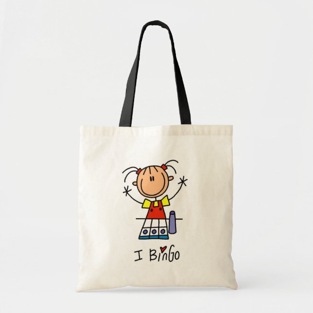 Tote Bag J'adore le Bingo (Devant)