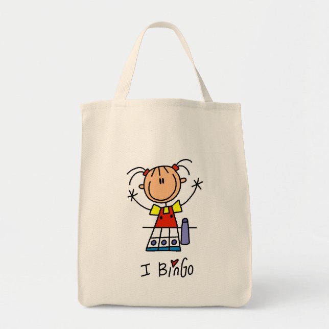 Tote Bag J'adore le Bingo (Devant)
