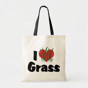Tote Bag J'adore le blé vert Heart Wheatgrass - Vivre en bo
