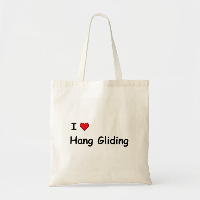 Tote Bag J'adore le vol à voile (Devant)