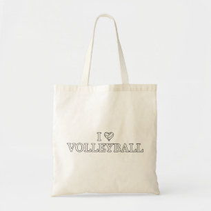 Tote Bag J'adore le volley-ball