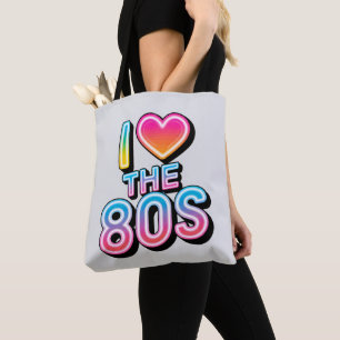 Tote Bag J'adore les années 80