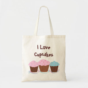 Tote Bag J'adore les Cupcakes