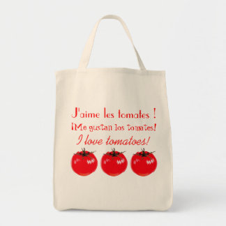 Tote Bag J'adore les tomates !