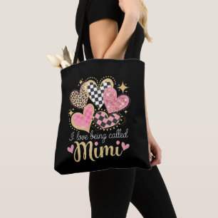 Tote Bag J'adore qu'on m'appelle Mimi Grand-mère Maman pour