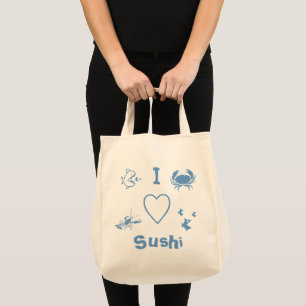Tote Bag J'adore Sushi