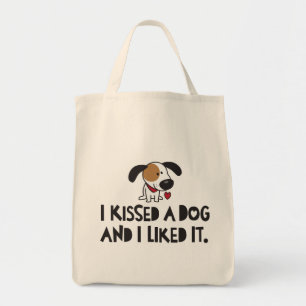 Tote Bag J'ai baisé un chien et je l'ai aimé