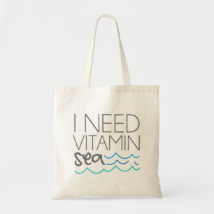 Tote Bag J'ai besoin de la mer de vitamine