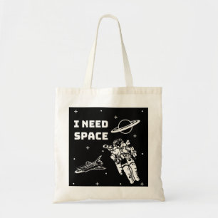 Tote Bag J'ai besoin d'un Geek spatial