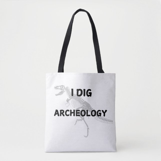 Tote Bag "J'ai creusé l'archéologie" (Devant)