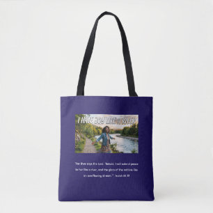 Tote Bag J'ai de la joie comme une rivière