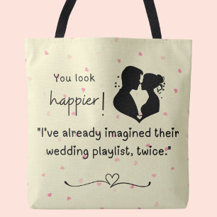 Tote Bag J'ai déjà imaginé leur liste de lecture de mariage