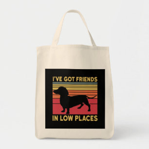 Tote Bag J'ai des amis dans des endroits bas
