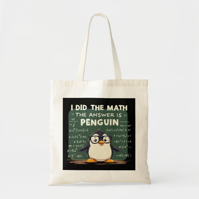 Tote Bag J'ai fait le mathe (Devant)