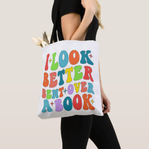 Tote Bag J'Ai L'Air Mieux De Presser Sur Un Lecteur De Livr