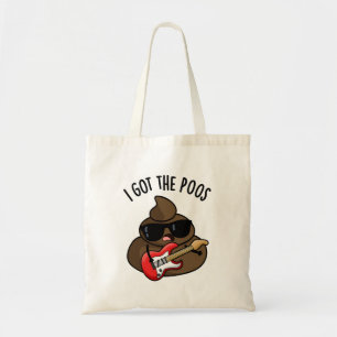 Tote Bag J'Ai Le Poos Funny Poop Blues Pun