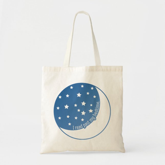 Tote Bag J'ai lu après mon cartable graphique stylisé par (Devant)