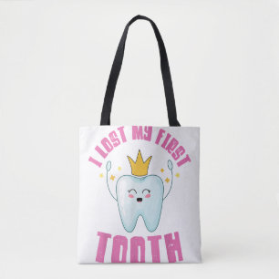 Tote Bag J'ai Perdu Ma Première Dent Dents De Lait Enfant C