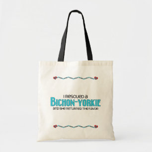 Tote Bag J'ai secouru une adoption (femelle) de chien de