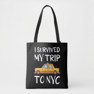 Tote Bag J'Ai Survécu À Mon Voyage À New York