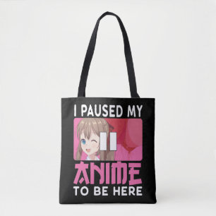 Tote Bag J'Ai Suspendu Mon Anime Anime Japonaise Manga Otak