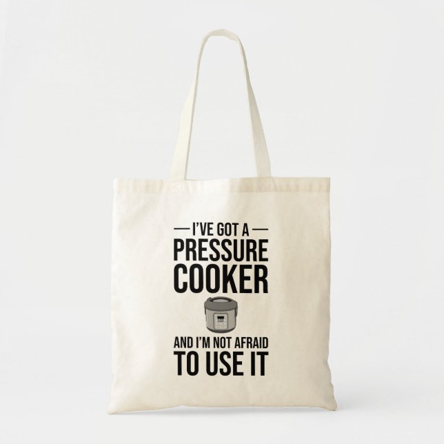 Tote Bag J'ai un cuisinier sous pression (Devant)