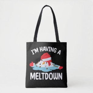Tote Bag J'ai un Noël de fonte de bonhomme de neige