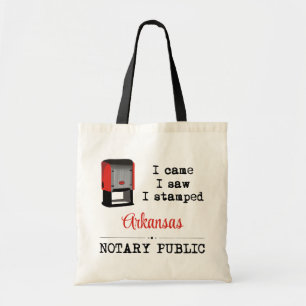 Tote Bag J'Ai Vu Des Arkansas Publiques Notaires Bloqués