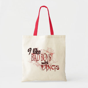 Tote Bag J'aime Badboys avec des crocs