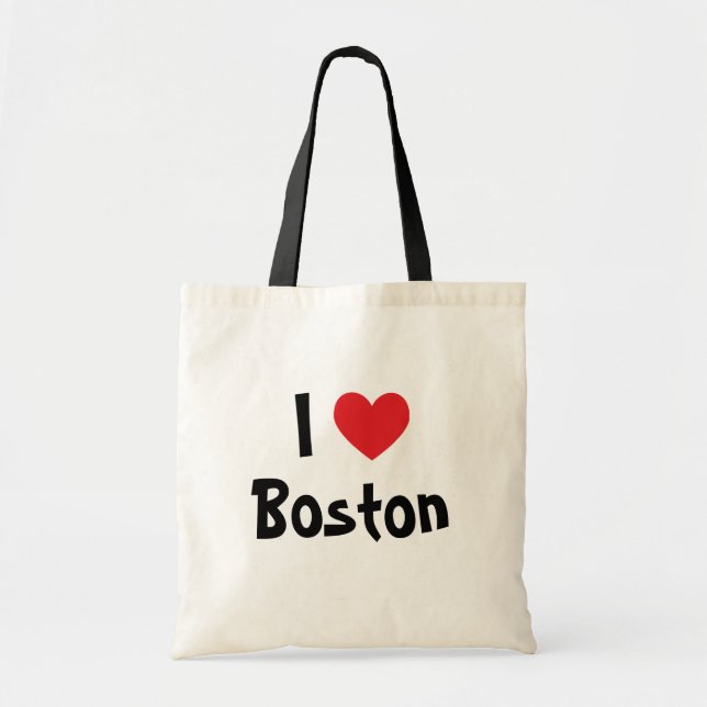 Tote Bag J'aime Boston (Devant)