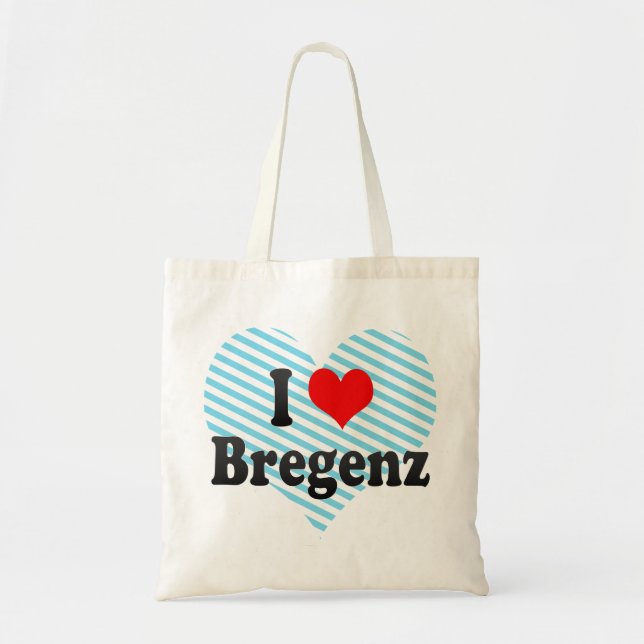 Tote Bag J'aime Bregenz, Autriche (Devant)