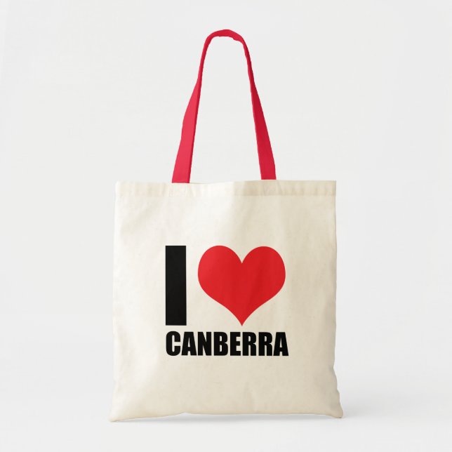 Tote Bag J'aime Canberra (Devant)