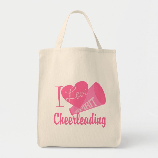 Tote Bag J'Aime Cheerleader (Devant)