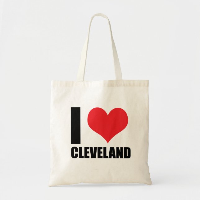 Tote Bag J'aime Cleveland (Devant)