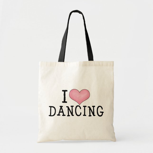 Tote Bag J'aime danser (Devant)