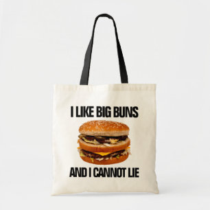 Tote Bag J'aime de grands petits pains et je ne peux pas me