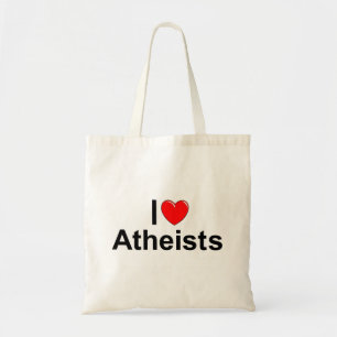 Tote Bag J'aime des athées (de coeur)