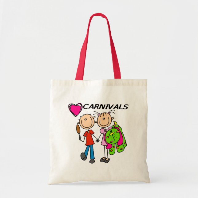Tote Bag J'aime des carnavals (Devant)