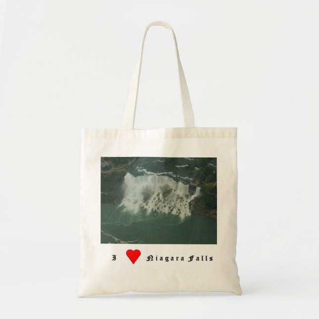 Tote Bag J'aime des chutes du Niagara (Devant)